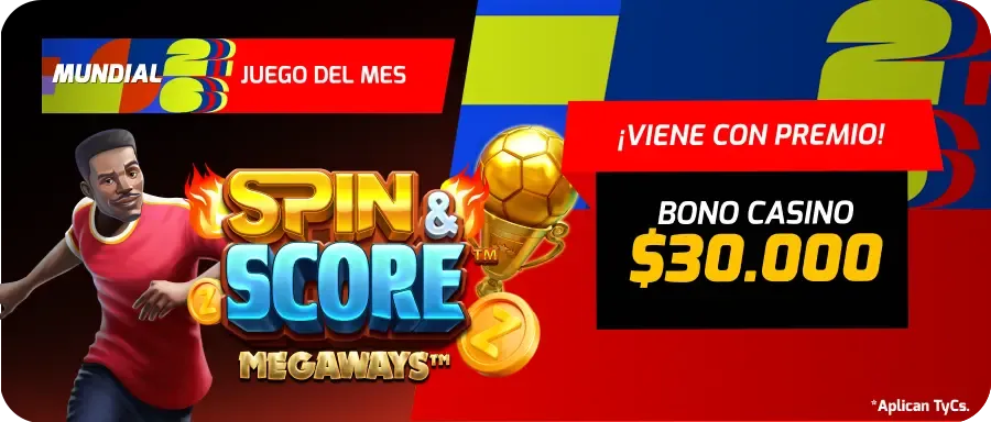 JUEGO TOP DEL MES SPIN & SCORE