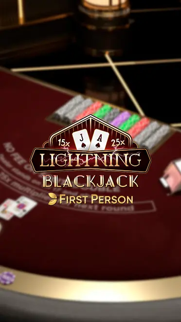 First Person Lightning Blackjack Evo