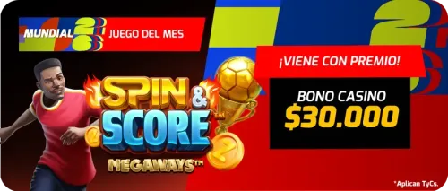 JUEGO TOP DEL MES SPIN & SCORE
