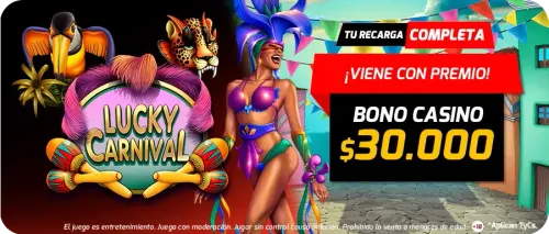 JUEGO TOP DEL MES LUCKY CARNIVAL