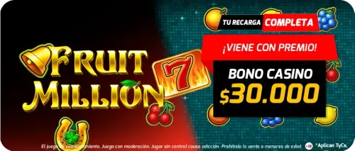 JUEGO TOP DEL MES FRUIT MILLION